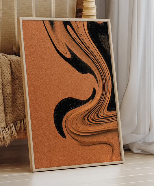 Brown Swirl