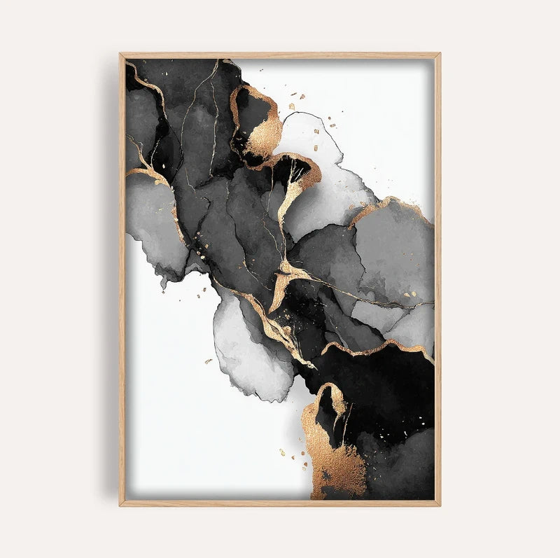 Black Ink Abstract