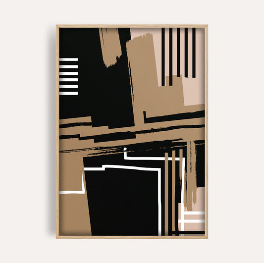 Brown Geometric