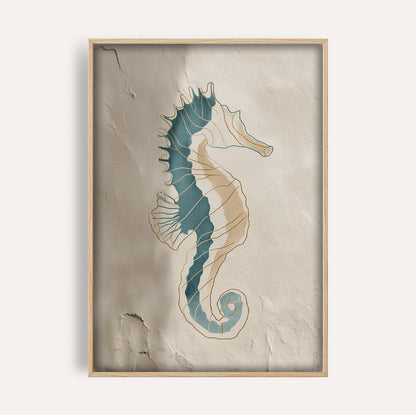 Beige Seahorse