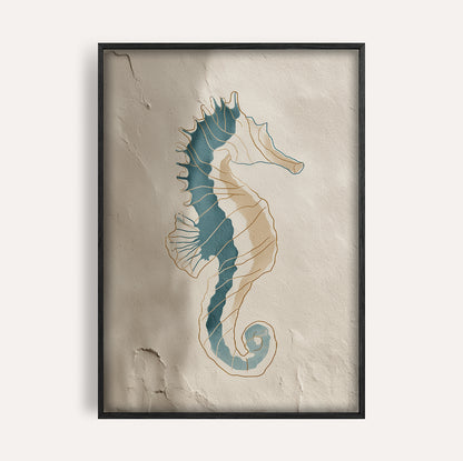 Beige Seahorse