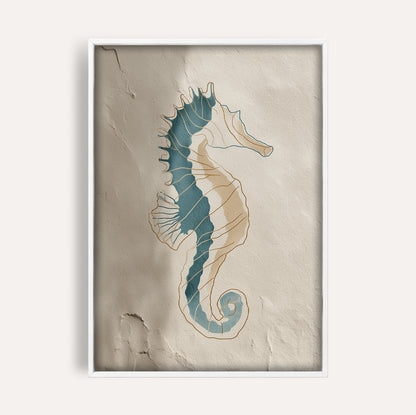 Beige Seahorse