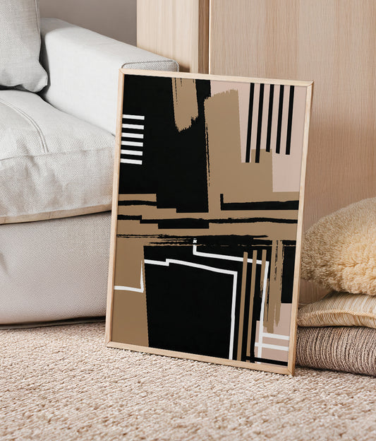 Brown Geometric