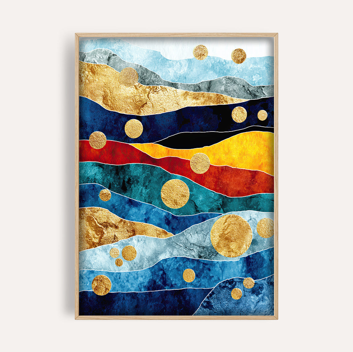 Multicoloured Mountain Waves