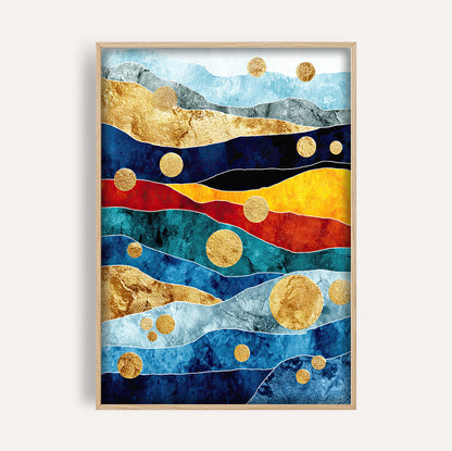 Multicoloured Mountain Waves