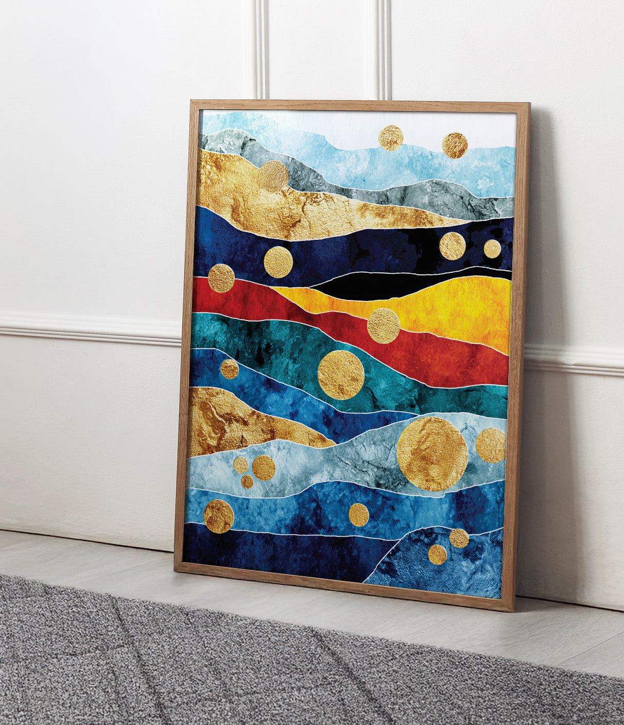 Multicoloured Mountain Waves
