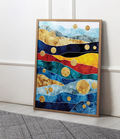 Multicoloured Mountain Waves