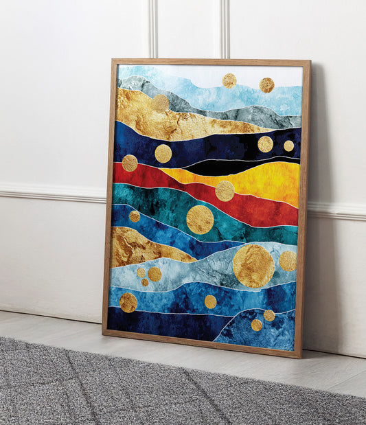 Multicoloured Mountain Waves