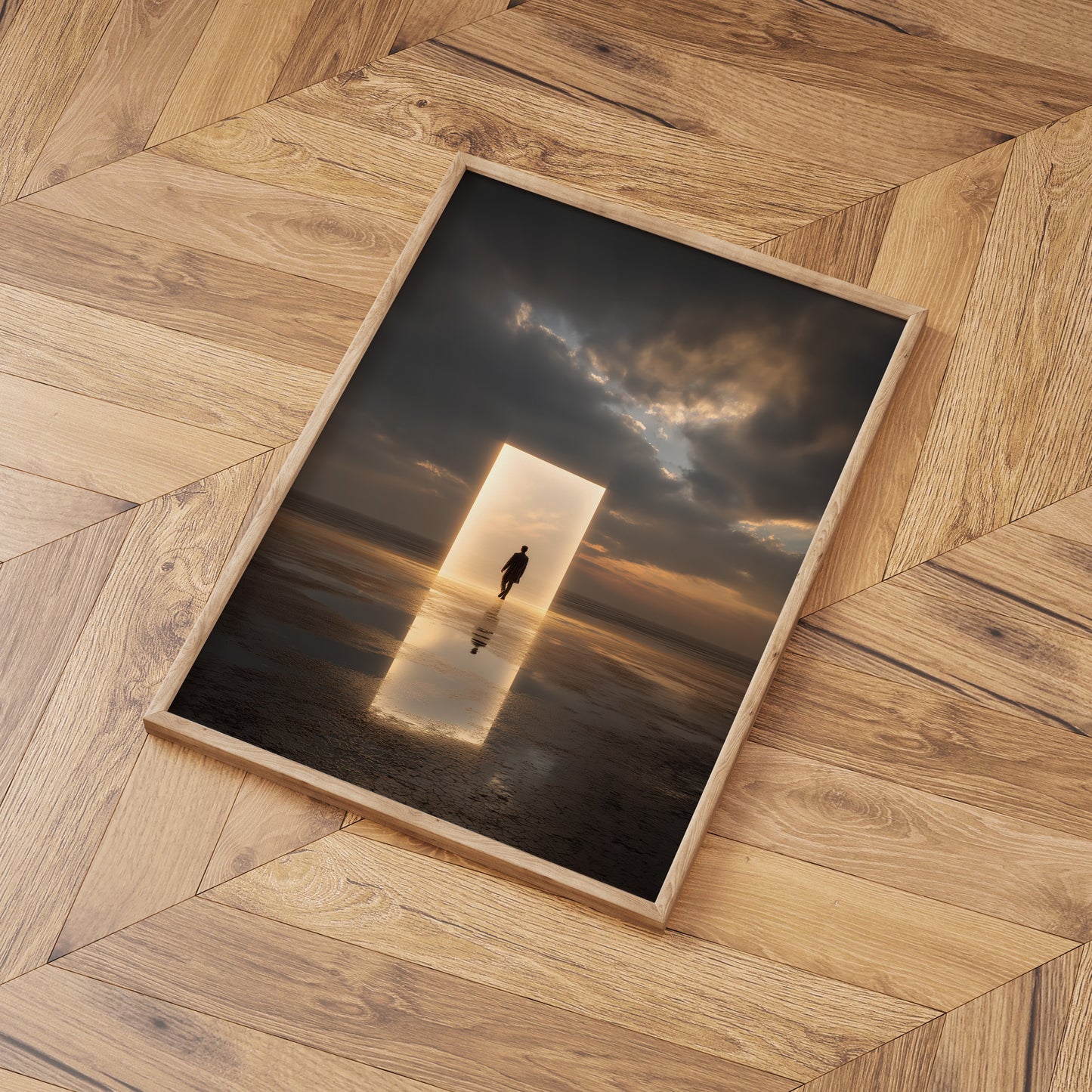 Moody Light Door