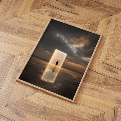Moody Light Door