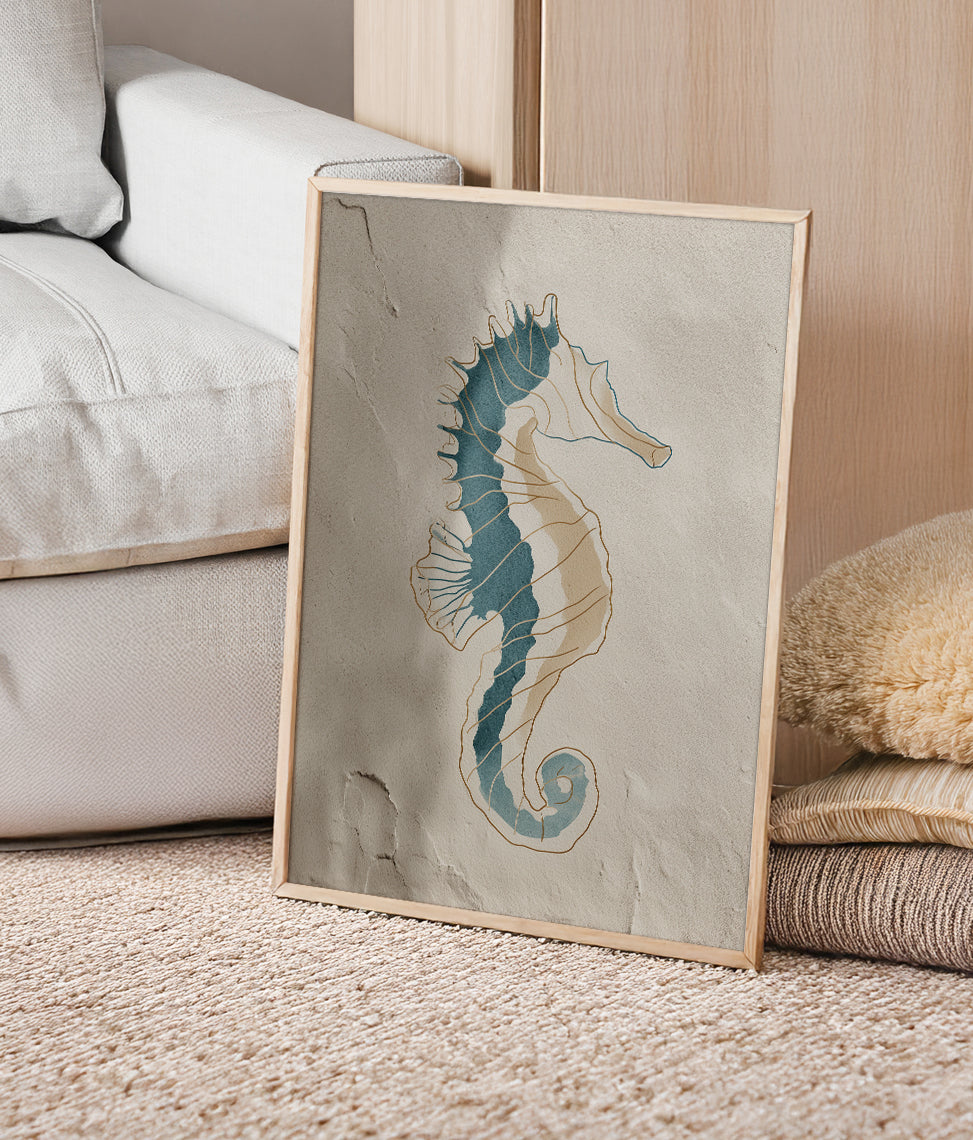 Beige Seahorse
