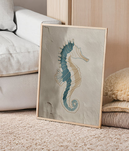 Beige Seahorse
