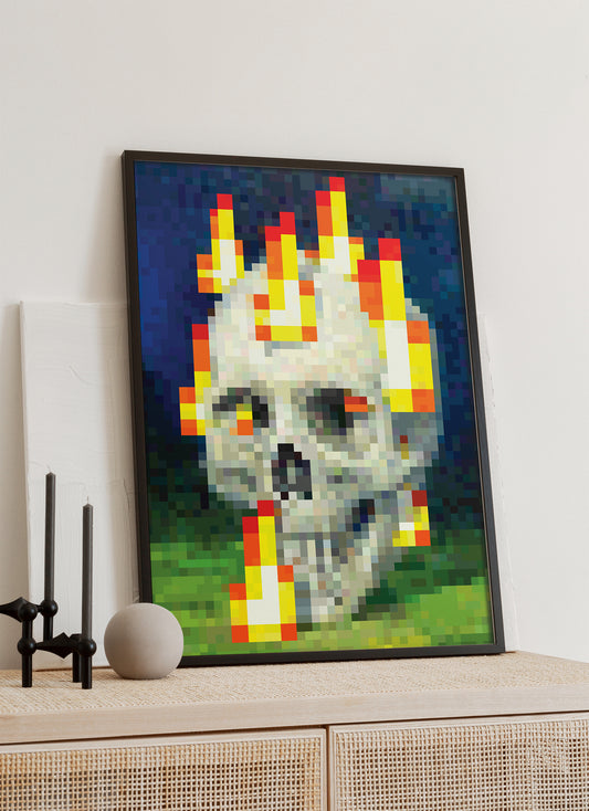 Burning Skull