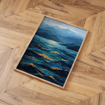 Deepwater Horizon wall art print interior mockup