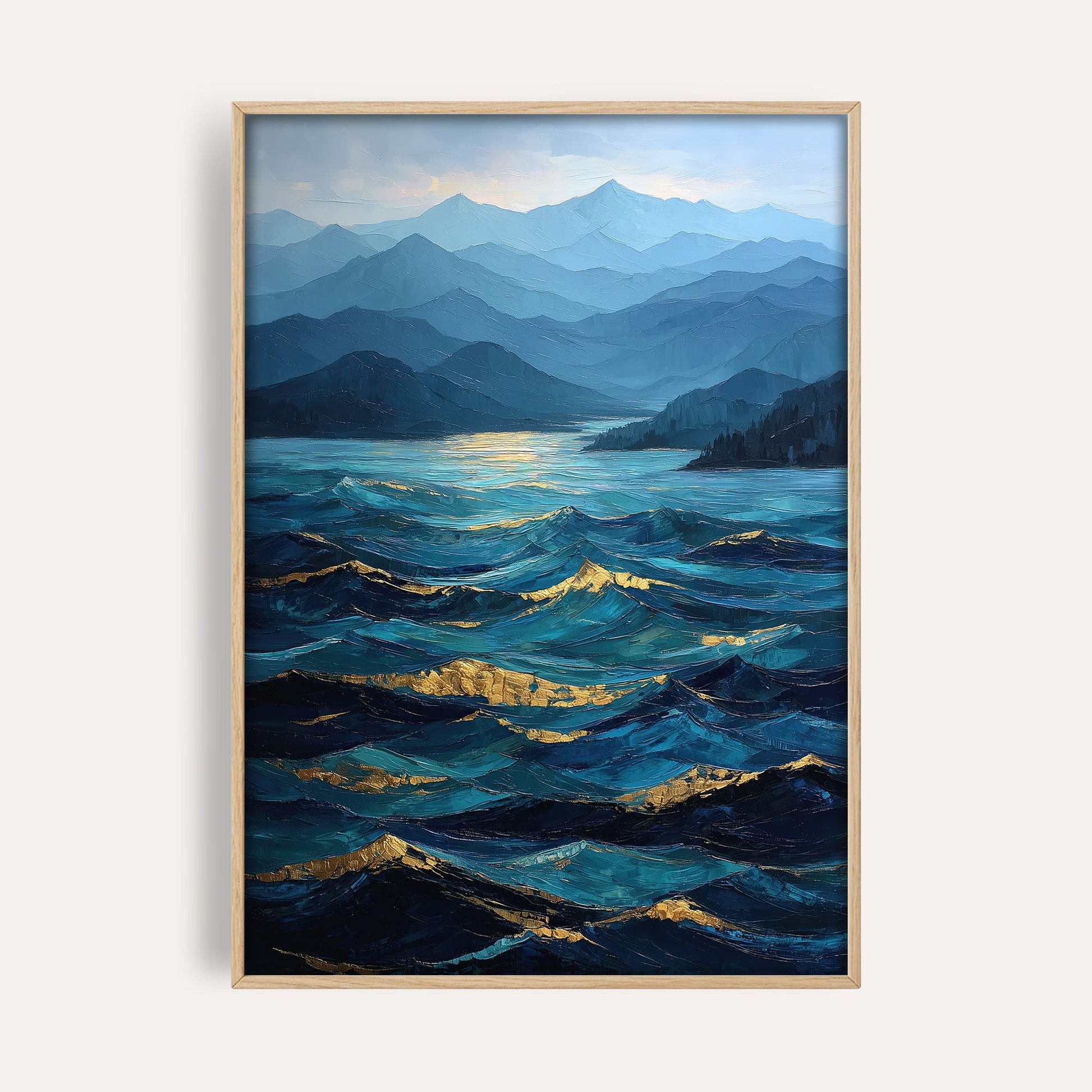 Deepwater Horizon wall art print front-facing mockup