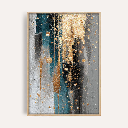 Emerald Lantern Passage wall art print front-facing mockup