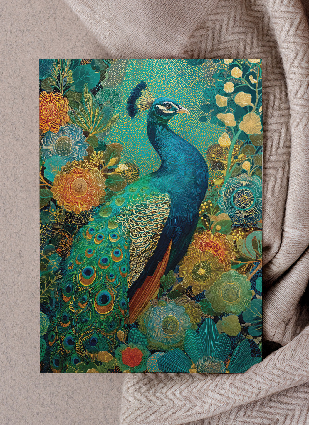 William Morris Peacock wall art print - The Carpenator Lab
